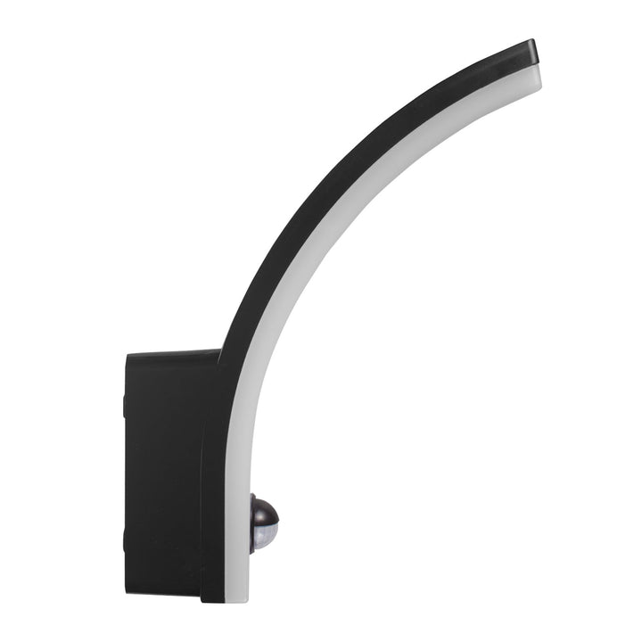 LED-lampe med bevægelsessensor Maclean, PIR-bevægelsessensor, sort, 20 W, IP65, 2000 lm, neutral hvid farve (4000 K) MCE512 B, 4 stk.