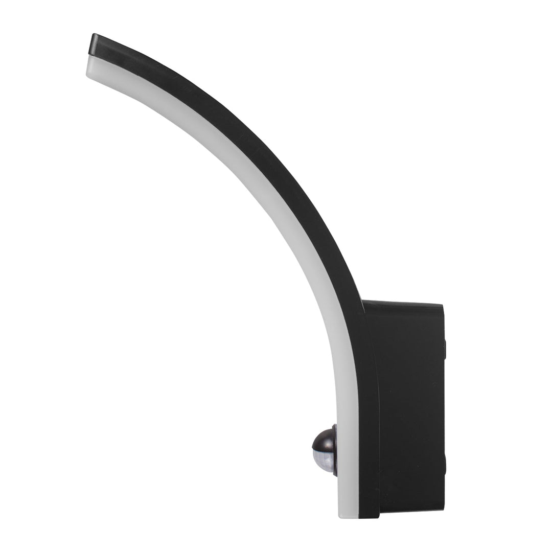 LED-lampe med bevægelsessensor Maclean, PIR-bevægelsessensor, sort, 20 W, IP65, 2000 lm, neutral hvid farve (4000 K) MCE512 B, 4 stk.