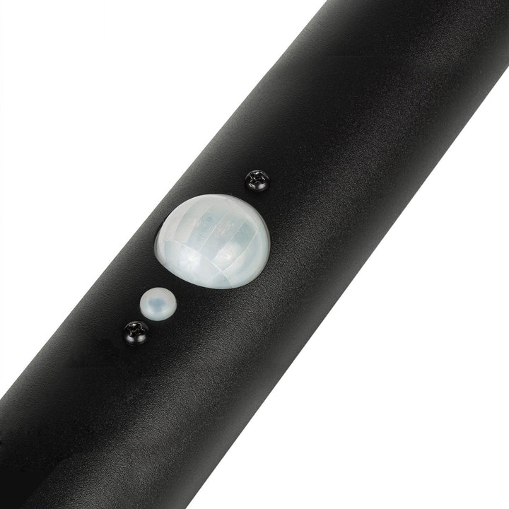 Maclean solcellelampe, med sensor, 3 indstillinger, til at stikke ned i jorden, Li-ion 18650, IP44, 3,7 V, 1200 mAh, sort, MCE465 B, 6 stk.