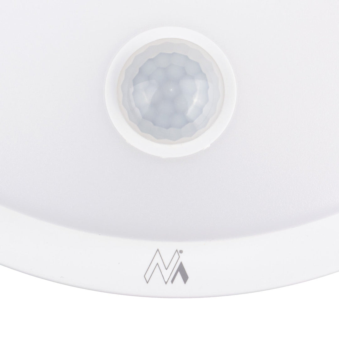 LED-lampe med bevægelsessensor Maclean, PIR-sensor, farve hvid, 10 W, IP65, 1000 lm, neutral farve, MCE525 W