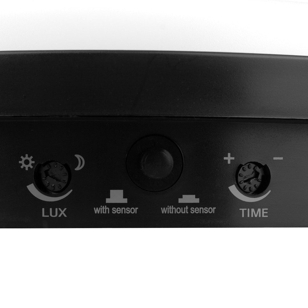 LED-lampe med bevægelsessensor Maclean, PIR-sensor, sort, 10 W, IP65, 1000 lm, neutral farve, MCE525 B