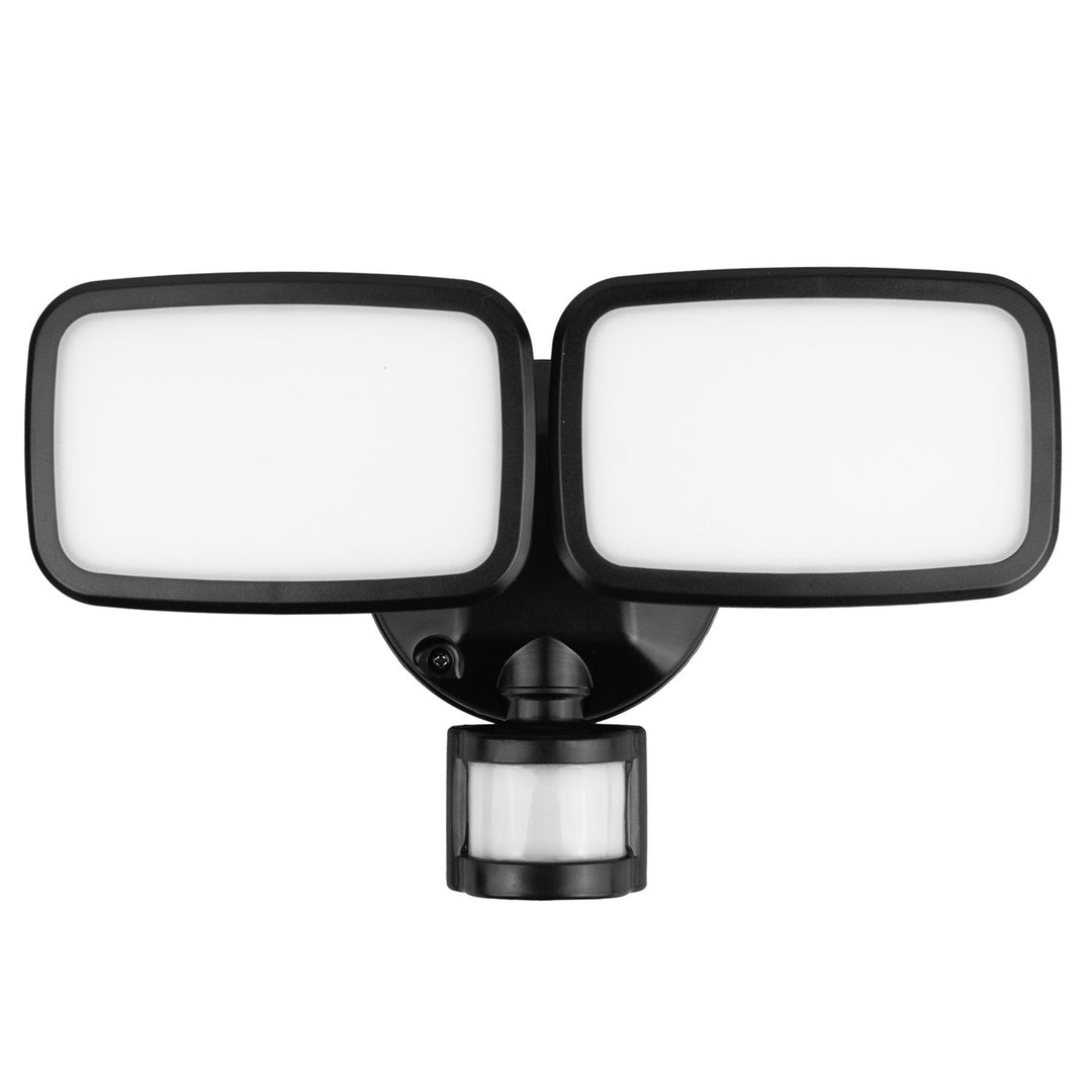 Maclean LED-væglampe, med PIR-sensor, 20 W, 1500 lm, IP65, neutral hvid 4000 K, sort, MCE524 B