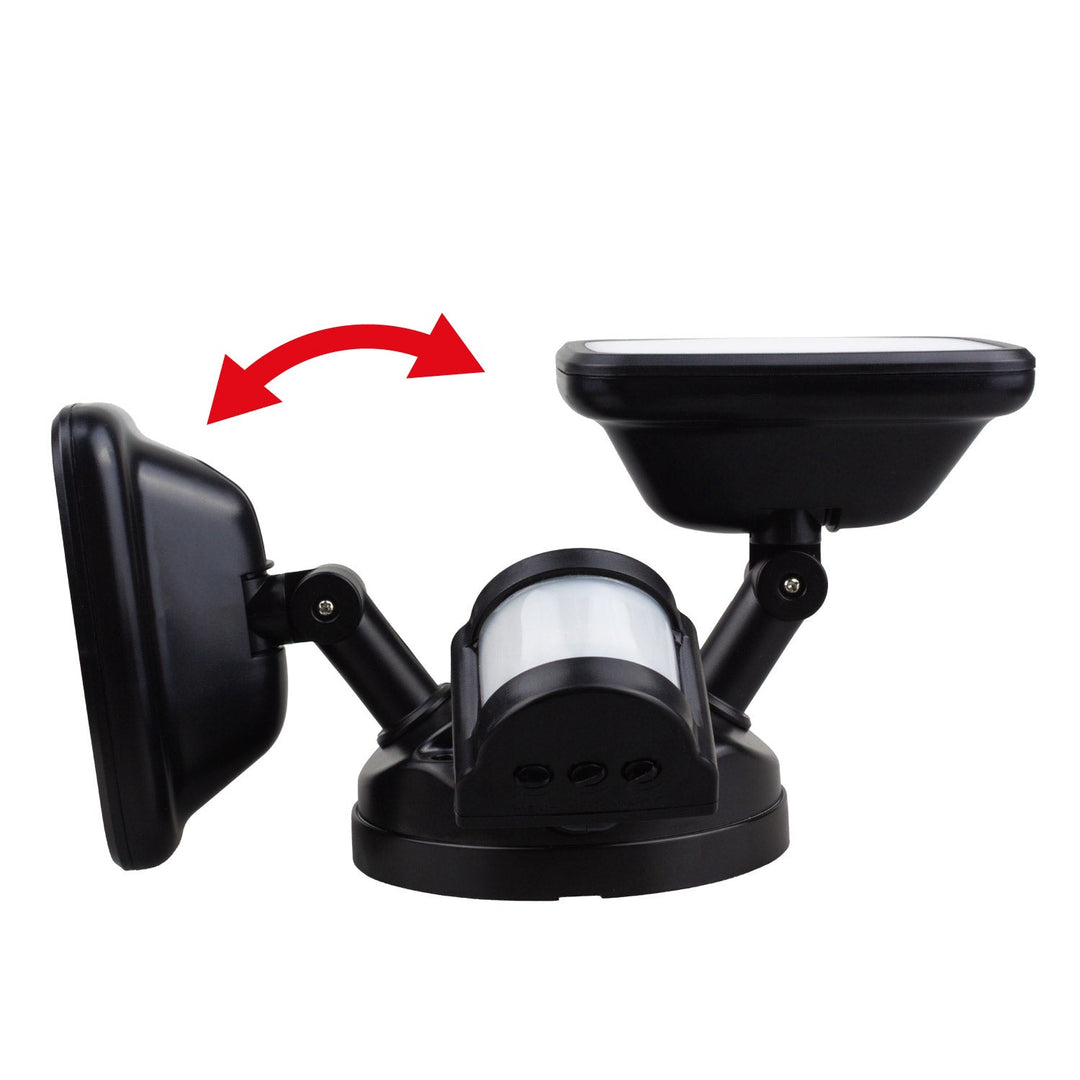 Maclean LED-væglampe, med PIR-sensor, 20 W, 1500 lm, IP65, neutral hvid 4000 K, sort, MCE524 B