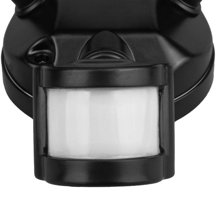 Maclean LED-væglampe, med PIR-sensor, 20 W, 1500 lm, IP65, neutral hvid 4000 K, sort, MCE524 B