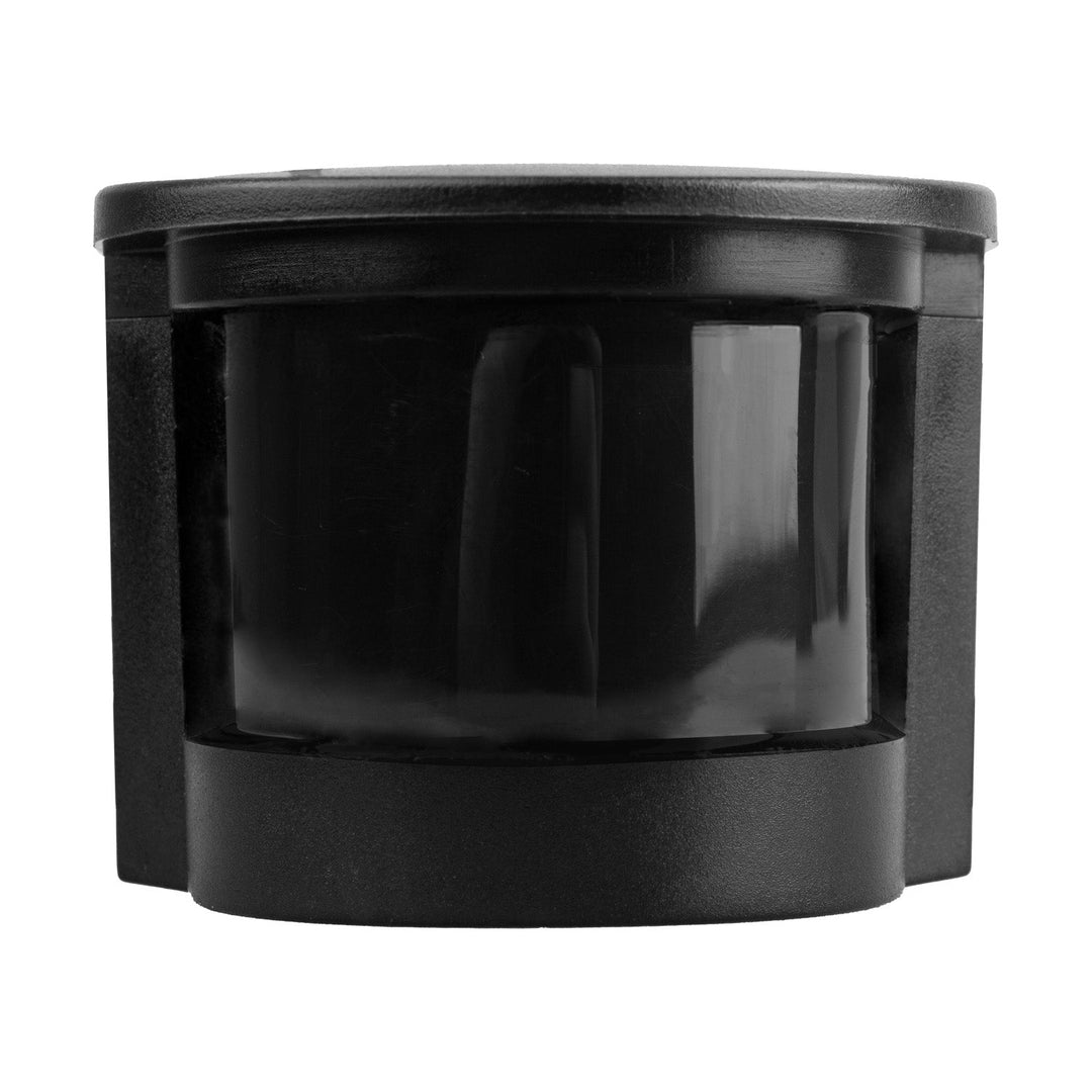 Maclean vægmonteret bevægelses- og skumringssensor, 180°, maks. 1200 W, sort med sort blænde, MCE25 B/B
