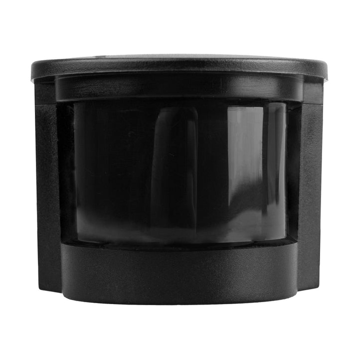 Maclean vægmonteret bevægelses- og skumringssensor, 180°, maks. 1200 W, sort med sort blænde, MCE25 B/B