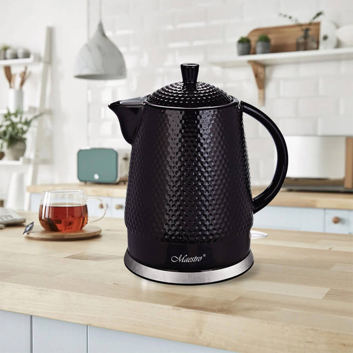 Maestro keramisk kedel, kapacitet 1,5 l, 1500 W, sort, MR069 UK-stik