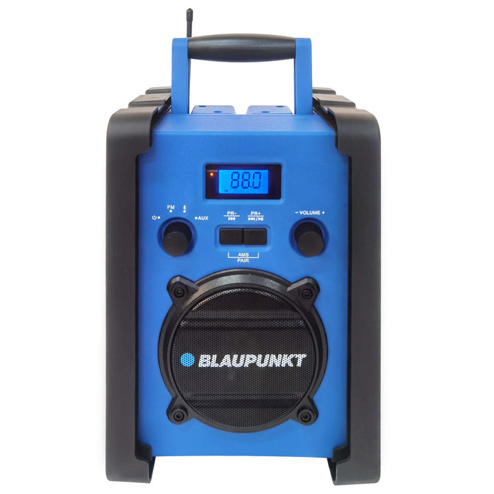 Bærbar radioafspiller Blaupunkt, Bluetooth, AUX, LCD-display, PP30 Jobsite