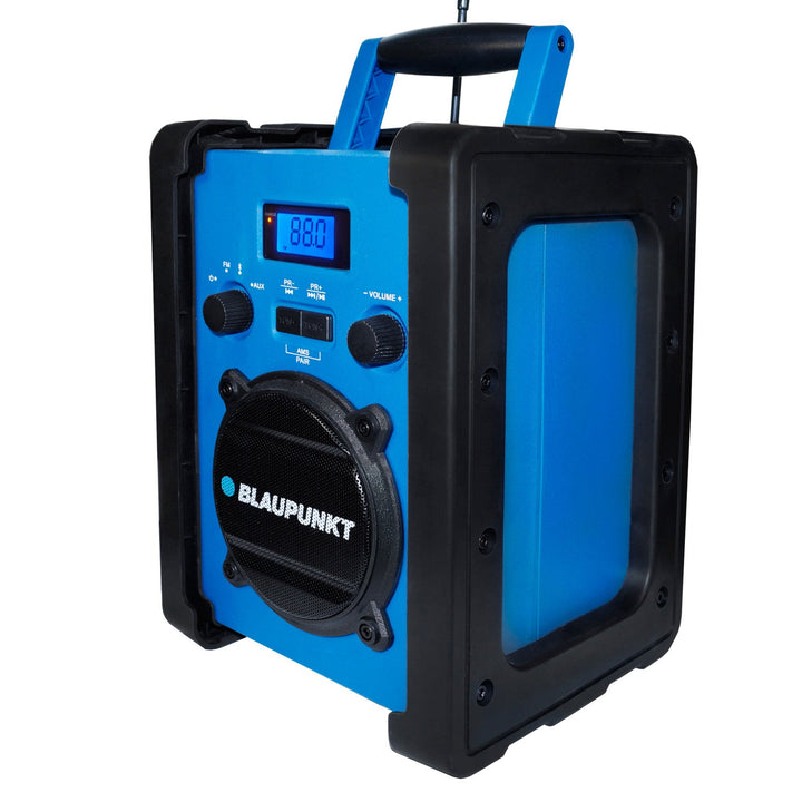 Bærbar radioafspiller Blaupunkt, Bluetooth, AUX, LCD-display, PP30 Jobsite