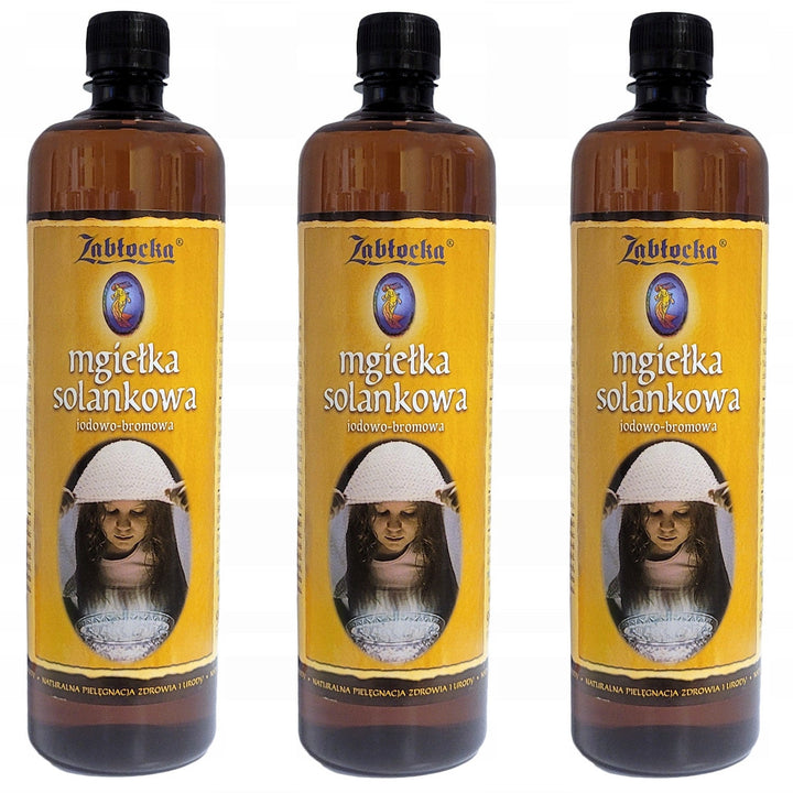 3x Zabłocka Saltvandsspray 950 ml til inhalation i inhalatorer