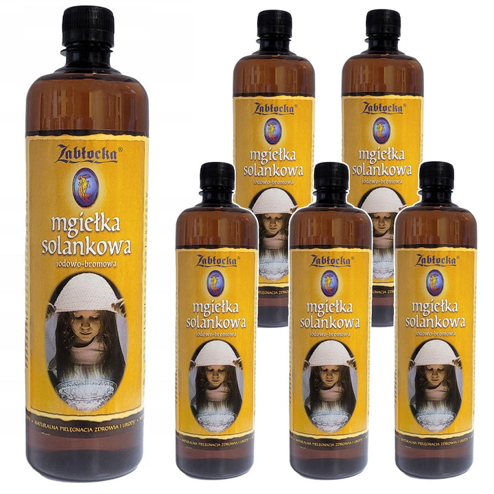 6x Zabłocka Saltvandsspray 950 ml til inhalation i inhalatorer