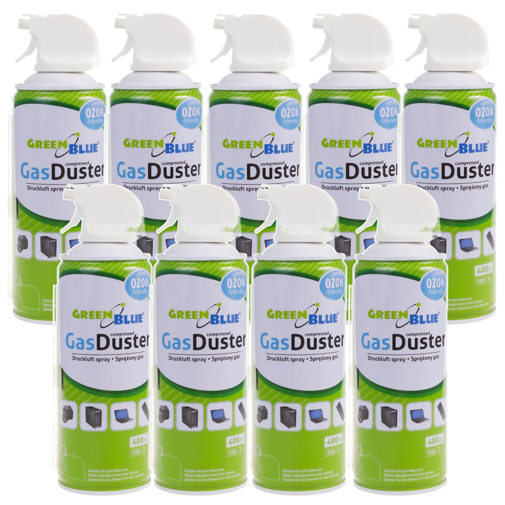GreenBlue GB400 400 ml trykluftsprayflaske med sprøjtepistol - pistolspray, 9 stk.