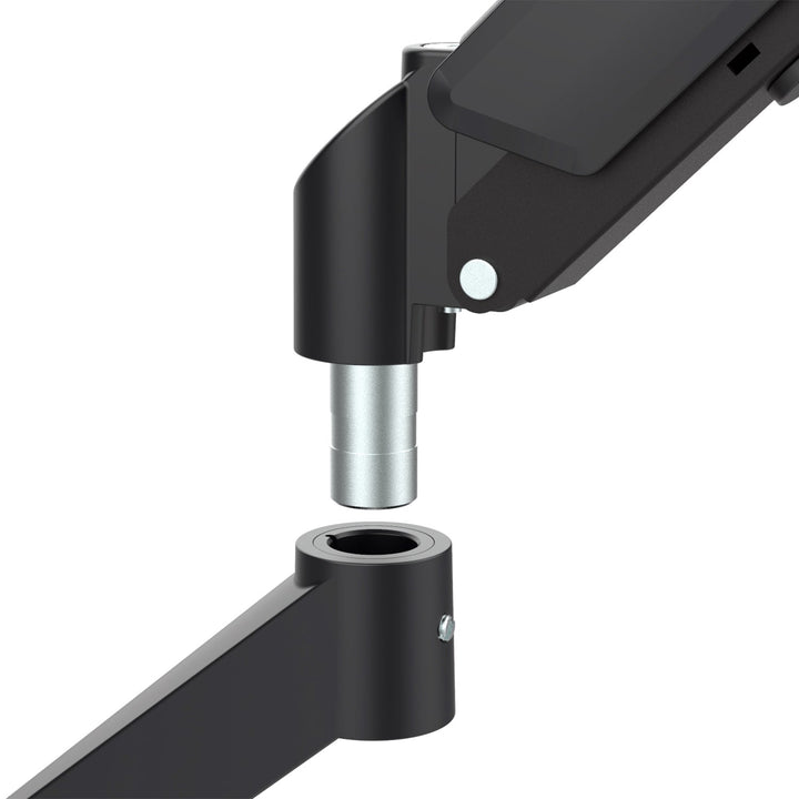 Maclean monitorholder, gasfjeder, 17"-32", 2-10 kg, sort, MC-133