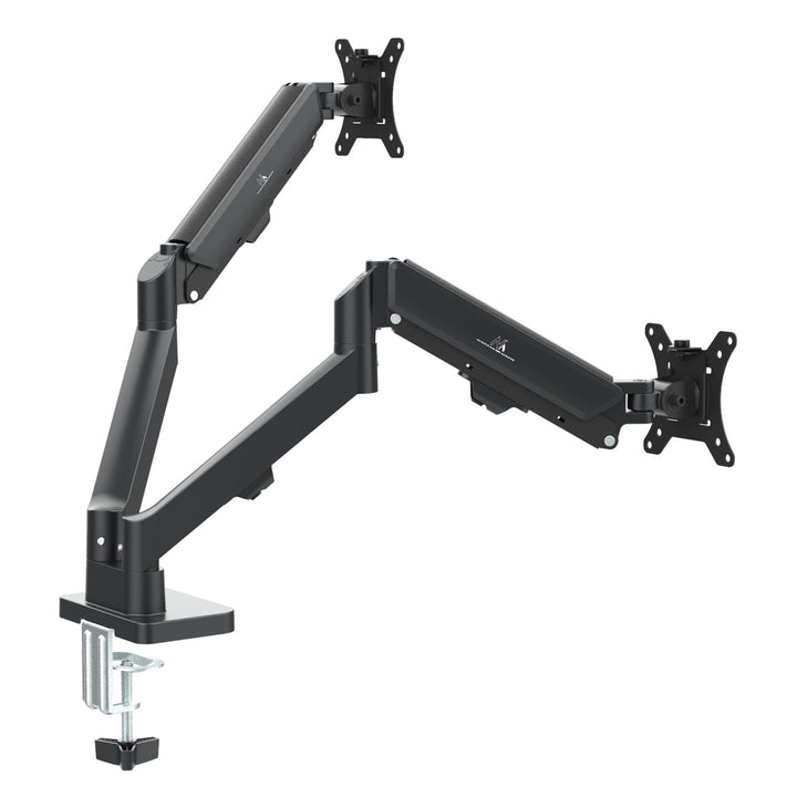 Maclean-holder til 2 skærme, gasfjeder, 17"-32", 2-10 kg, sort, MC-134