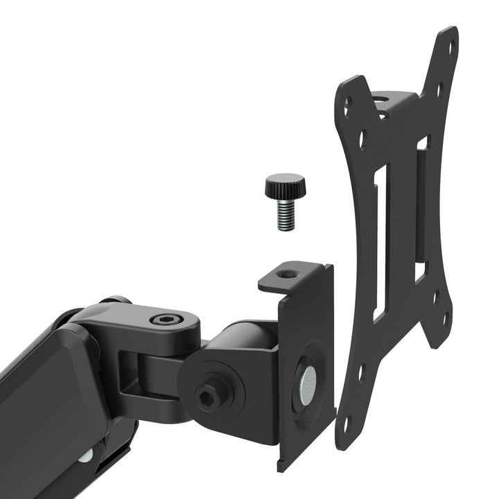 Maclean-holder til 2 skærme, gasfjeder, 17"-32", 2-10 kg, sort, MC-134