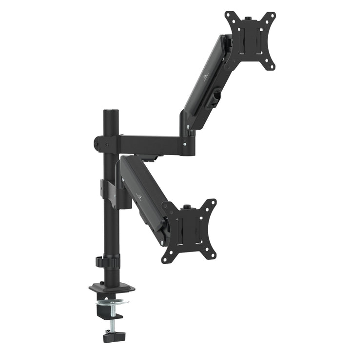 Maclean-holder til 2 skærme, gasfjeder, 17"-32", 2-10 kg, sort, MC-136