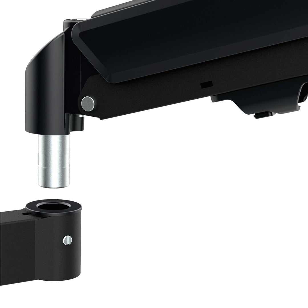 Maclean-holder til 2 skærme, gasfjeder, 17"-32", 2-10 kg, sort, MC-136