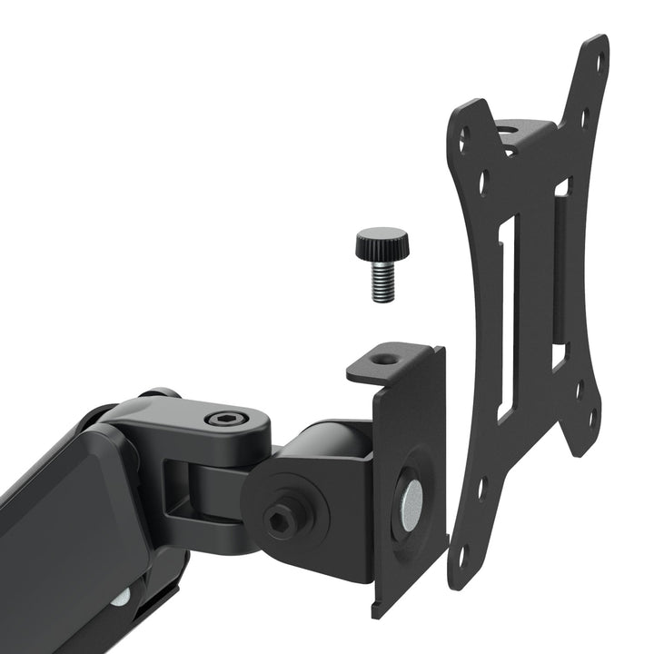 Maclean-holder til 2 skærme, gasfjeder, 17"-32", 2-10 kg, sort, MC-136