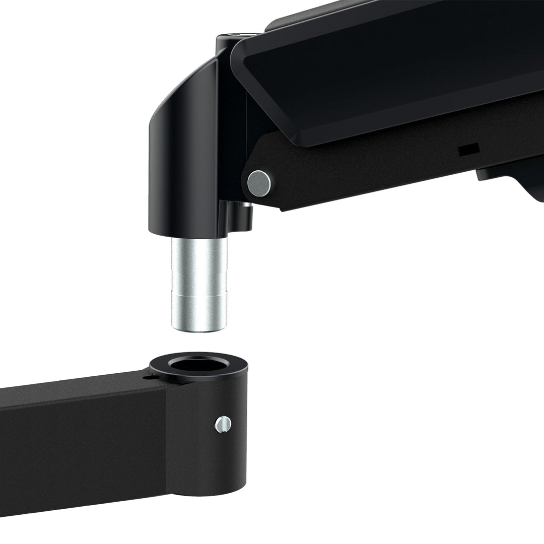 Maclean-holder til 3 skærme, gasfjeder, 17"-27", 2-8 kg, sort, MC-137