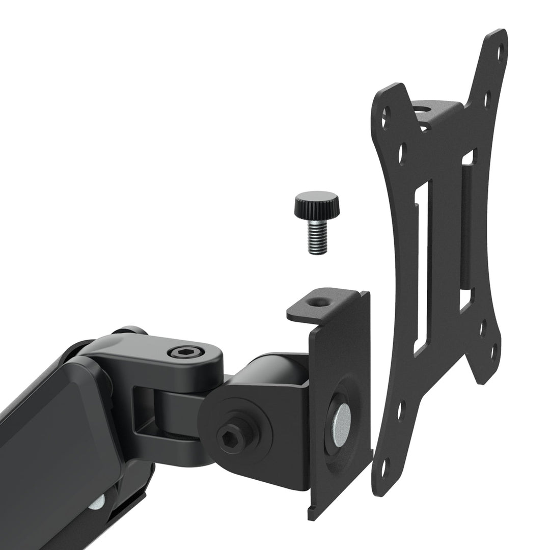 Maclean-holder til 3 skærme, gasfjeder, 17"-27", 2-8 kg, sort, MC-137