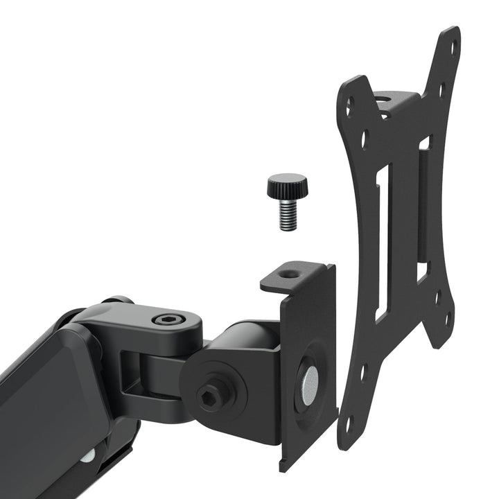 Maclean-holder til 3 skærme, gasfjeder, 17"-27", 2-8 kg, sort, MC-137