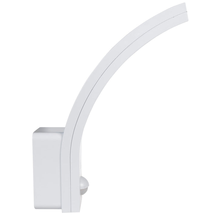 LED-lampe med bevægelsessensor Maclean, PIR-bevægelsessensor, farve hvid, 10 W, IP54, 750 lm, farve neutral hvid (4000 K) MCE244 W