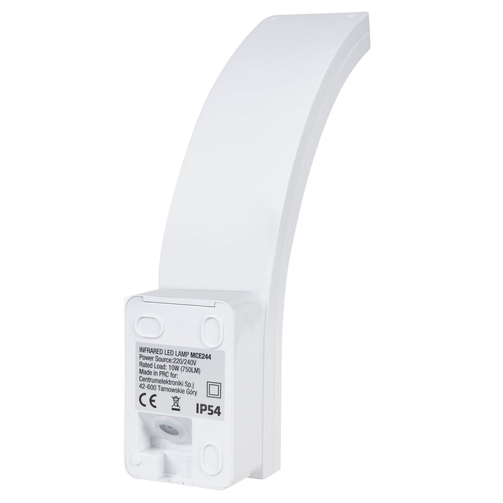 LED-lampe med bevægelsessensor Maclean, PIR-bevægelsessensor, farve hvid, 10 W, IP54, 750 lm, farve neutral hvid (4000 K) MCE244 W