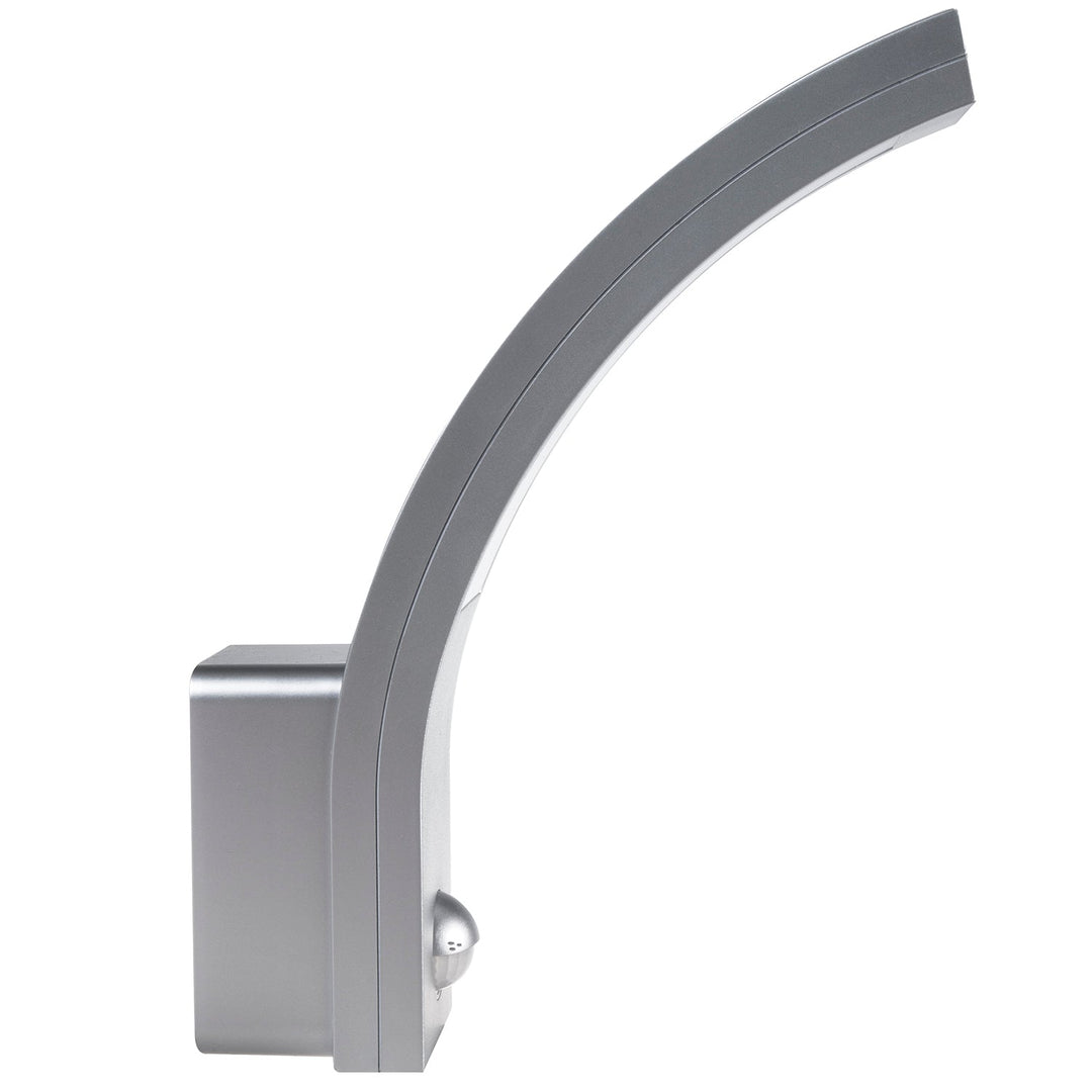 LED-lampe med bevægelsessensor Maclean, PIR-bevægelsessensor, sølvfarvet, 10 W, IP54, 750 lm, neutral hvid farve (4000 K) MCE244 S, 2 stk.
