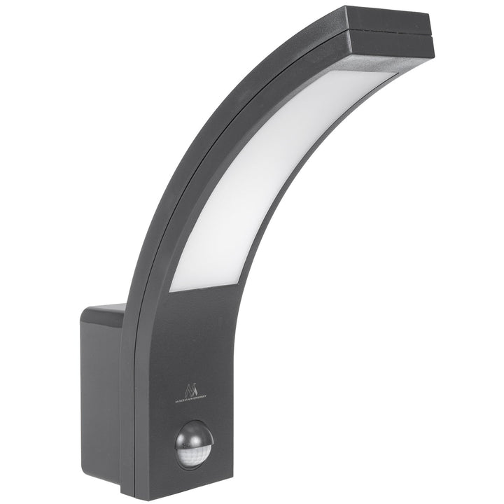 LED-lampe med bevægelsessensor Maclean, PIR-bevægelsessensor, farve grå, 10 W, IP54, 750 lm, neutral hvid (4000 K) MCE244 GR, 2 stk.