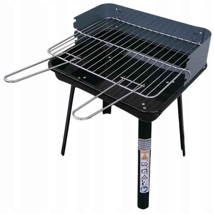 Master Grill & Party kulgrill, rektangulær, sammenklappelig, transportabel, MG936