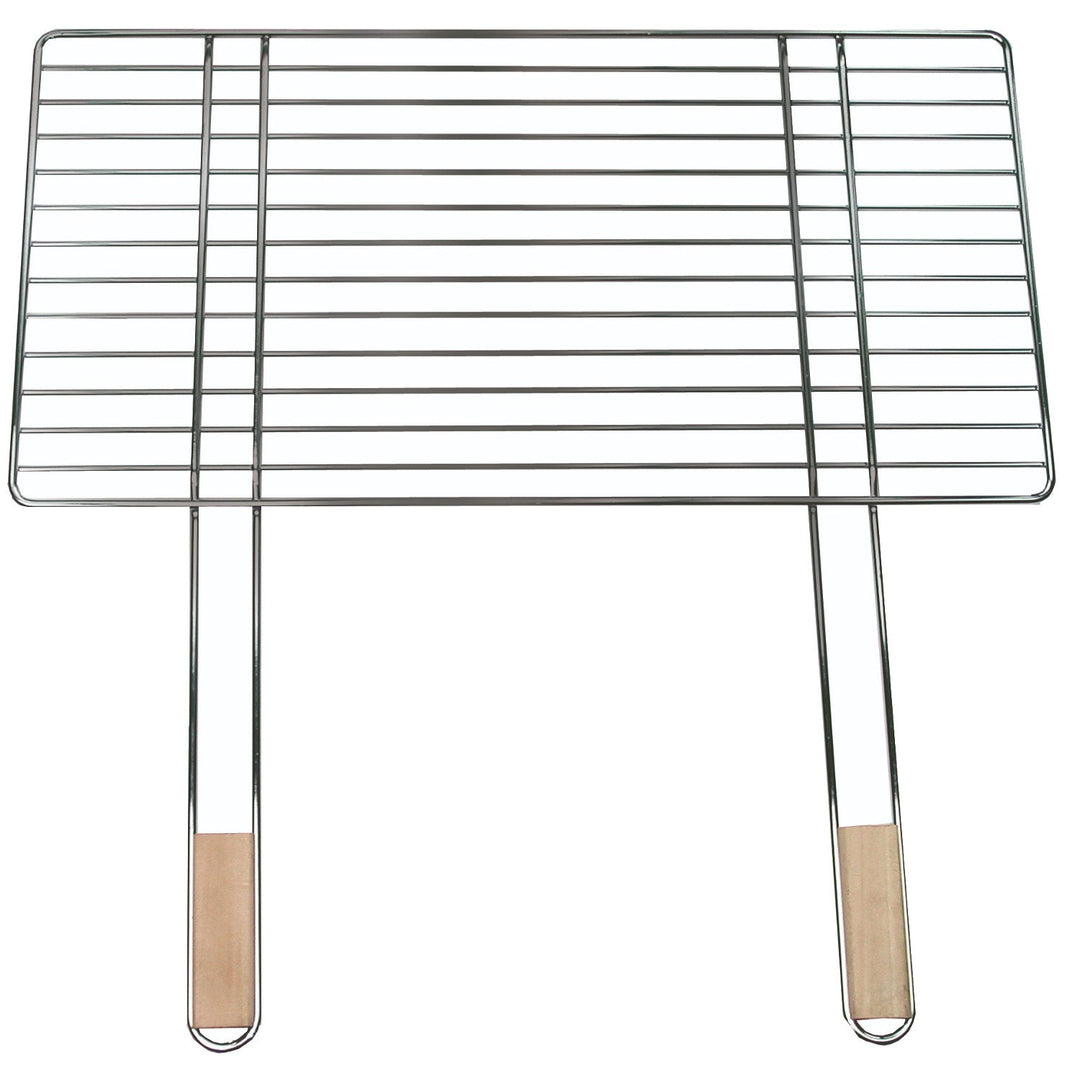 Master Grill & Party grillrist, forkromet stål, træhåndtag, 58 x 30 cm, MG253