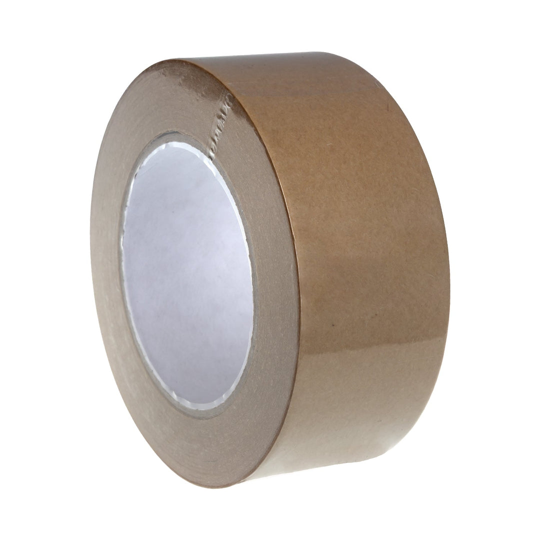 Eco Kraft papirpakkebånd 48 mm 50 m økologisk brun