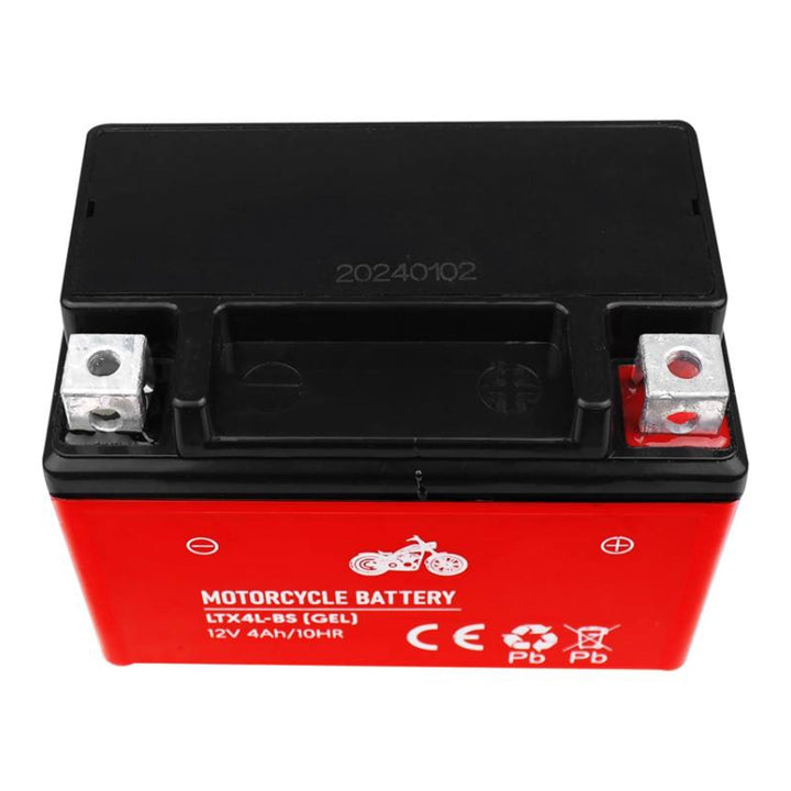 Lamex gel-batteri, motorcykel, 12 V, 4 Ah, LTX4L-BS