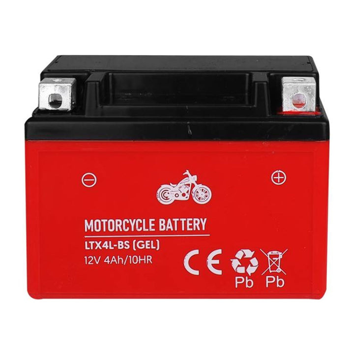Lamex gel-batteri, motorcykel, 12 V, 4 Ah, LTX4L-BS
