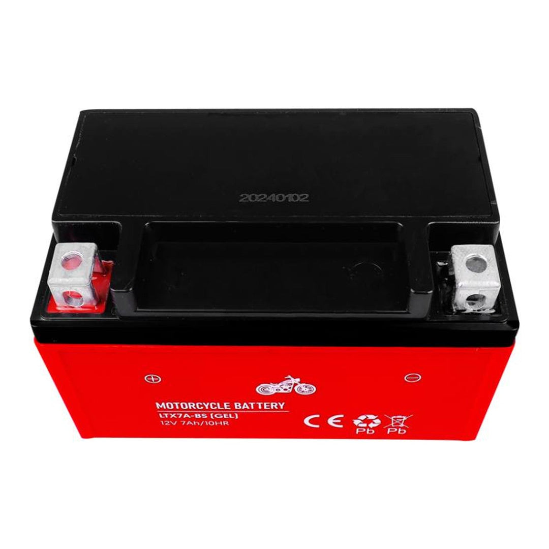 Lamex gelbatteri, motorcykel, 12 V, 7 Ah, LTX7A-BS