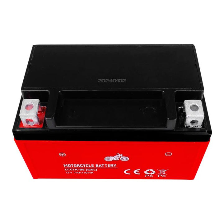 Lamex gelbatteri, motorcykel, 12 V, 7 Ah, LTX7A-BS