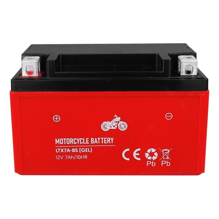 Lamex gelbatteri, motorcykel, 12 V, 7 Ah, LTX7A-BS