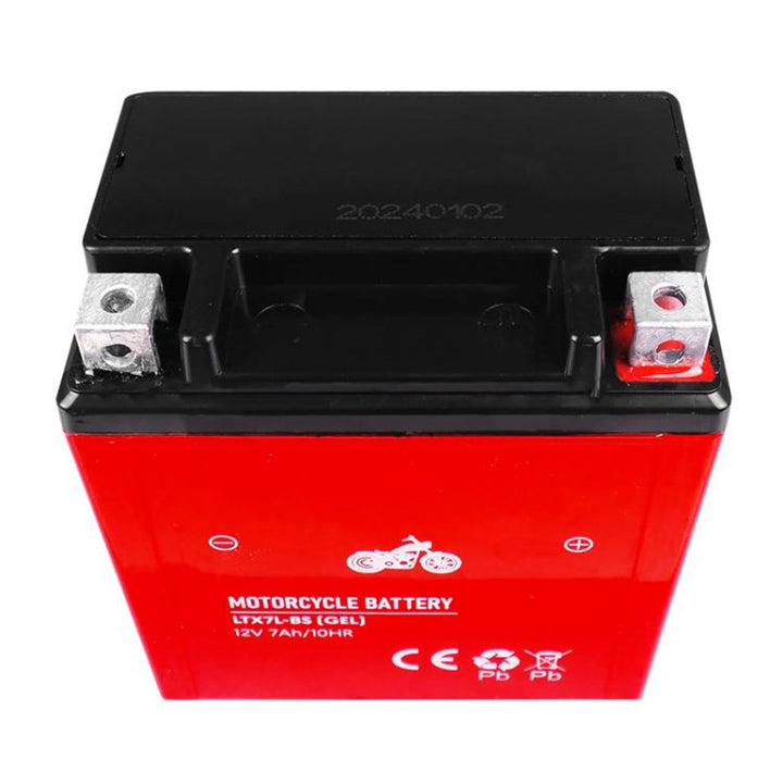 Lamex gelbatteri, motorcykel, 12 V, 7 Ah, LTX7L-BS