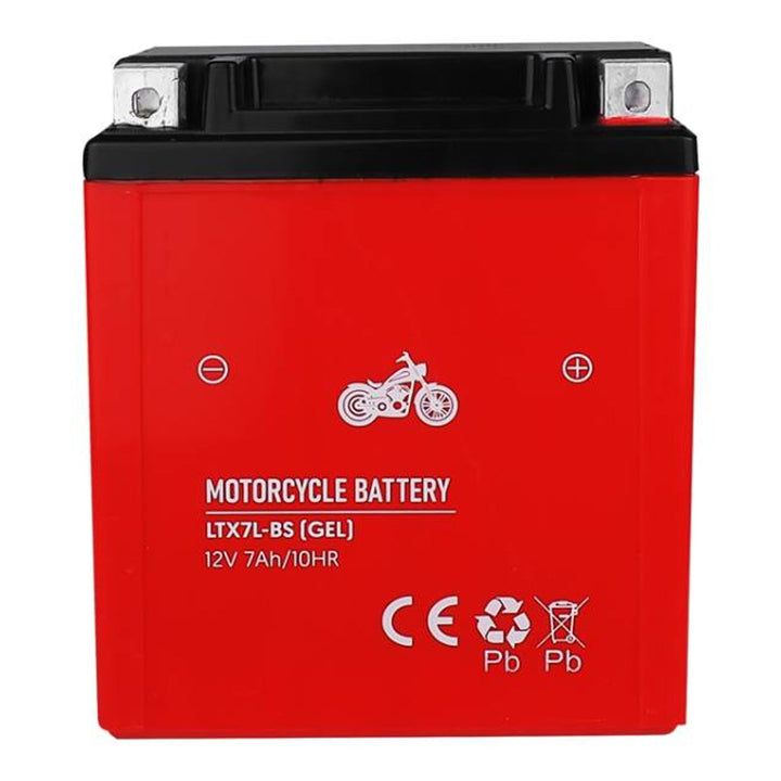 Lamex gelbatteri, motorcykel, 12 V, 7 Ah, LTX7L-BS