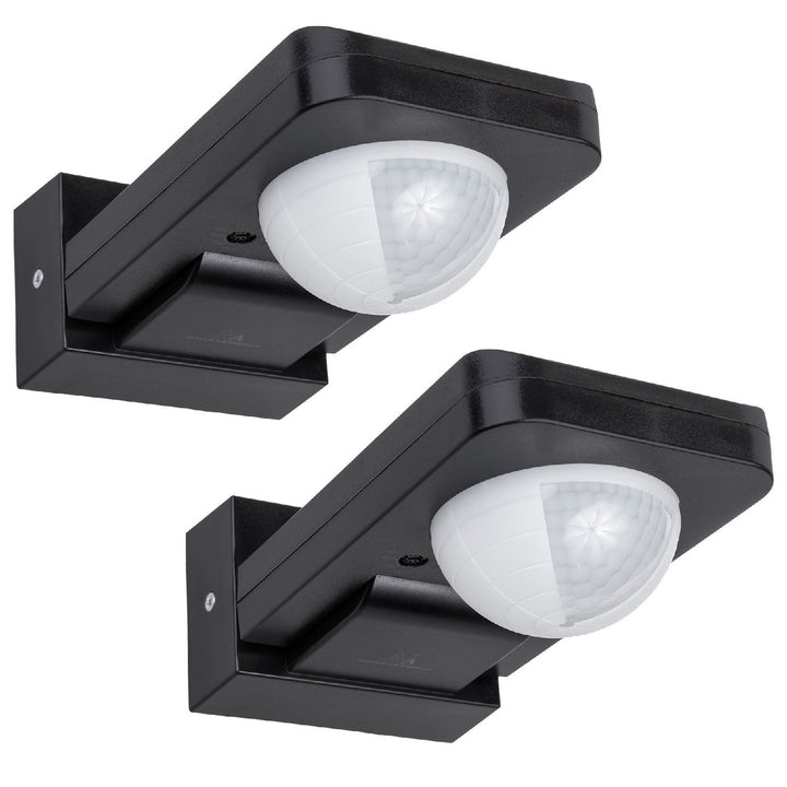 Maclean PIR-bevægelsessensor, infrarød, IP65, maks. 2000 W, sort, MCE243 B, 2 stk.