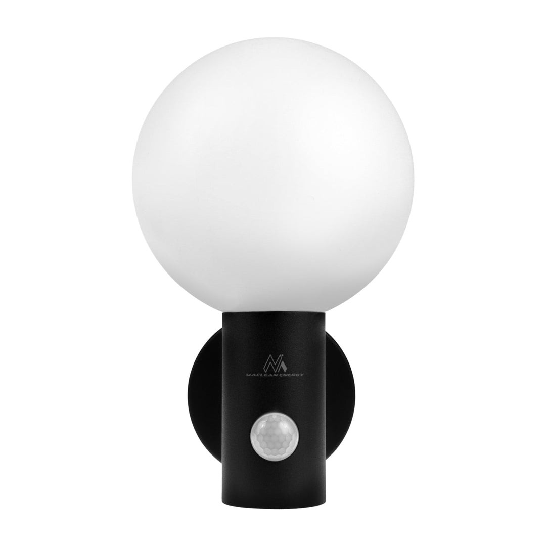 LED-lampe med bevægelsessensor Maclean, PIR-bevægelsessensor, sort, 15 W, IP65, 1600 lm, neutral hvid farve (4000 K) MCE515 B, 2 stk.