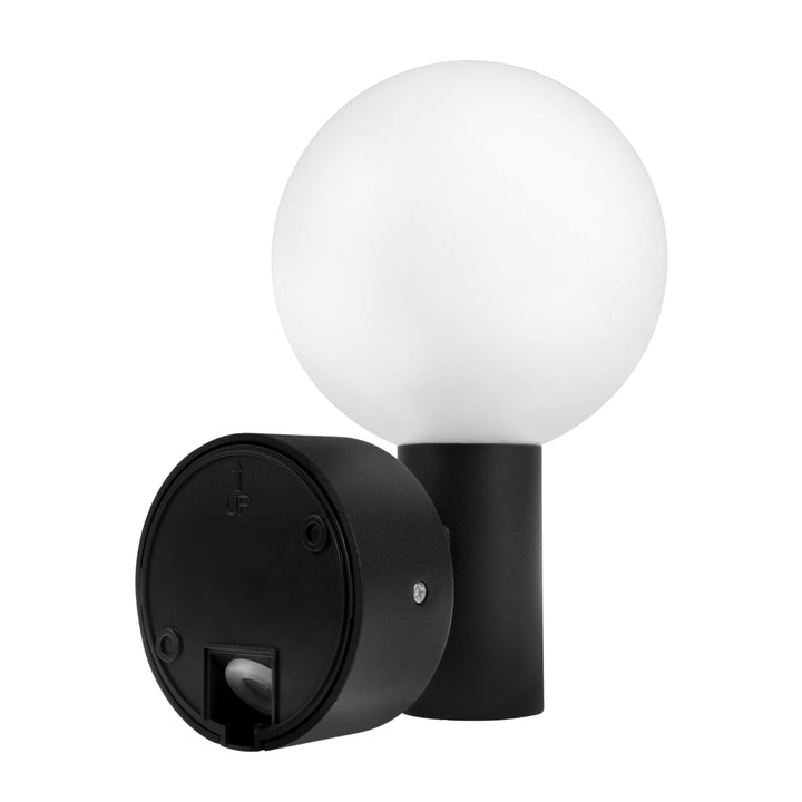 LED-lampe med bevægelsessensor Maclean, PIR-bevægelsessensor, sort, 15 W, IP65, 1600 lm, neutral hvid farve (4000 K) MCE515 B, 2 stk.