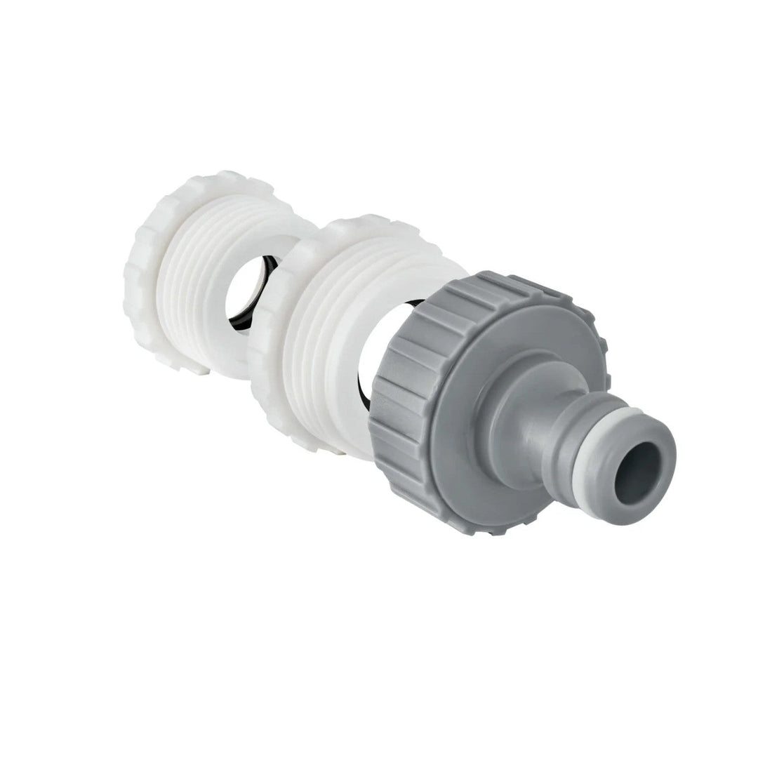 Vartco havekit, 1/2'' slange 20 m, hurtigkobling og gennemgang, vandhaneforbindelse, sprinkler, vægophæng, Home Set