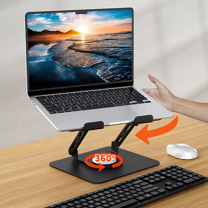 Justerbar, drejelig, ergonomisk bærbar computerholder 10-17, Media-Tech MT2662