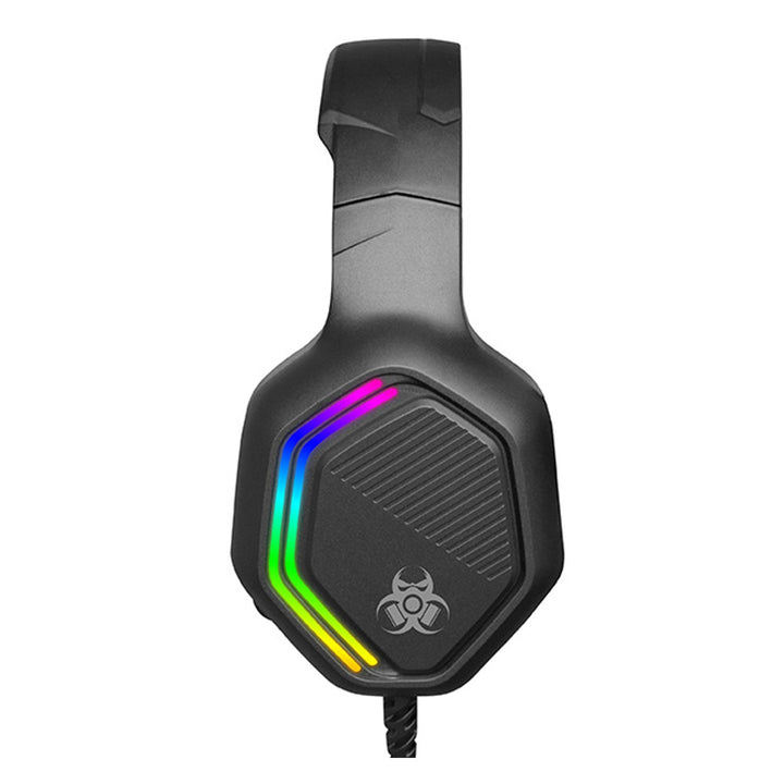 Tracer gaming-headset, RGB-belysning, foldbar mikrofon, Gamezone GZ X3