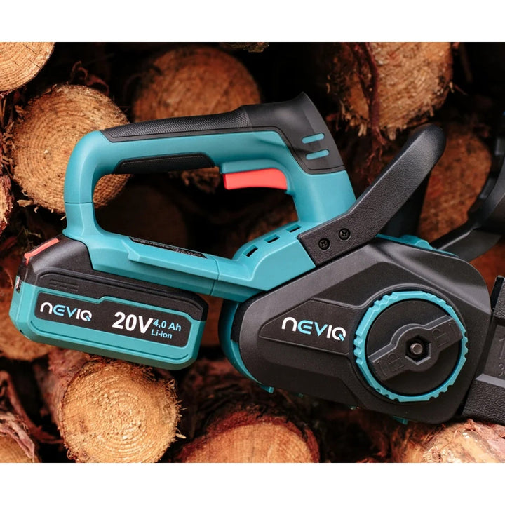 NEVIQ akku-kædesav, 12'' sværd, 1000 W, børsteløs motor, L12302