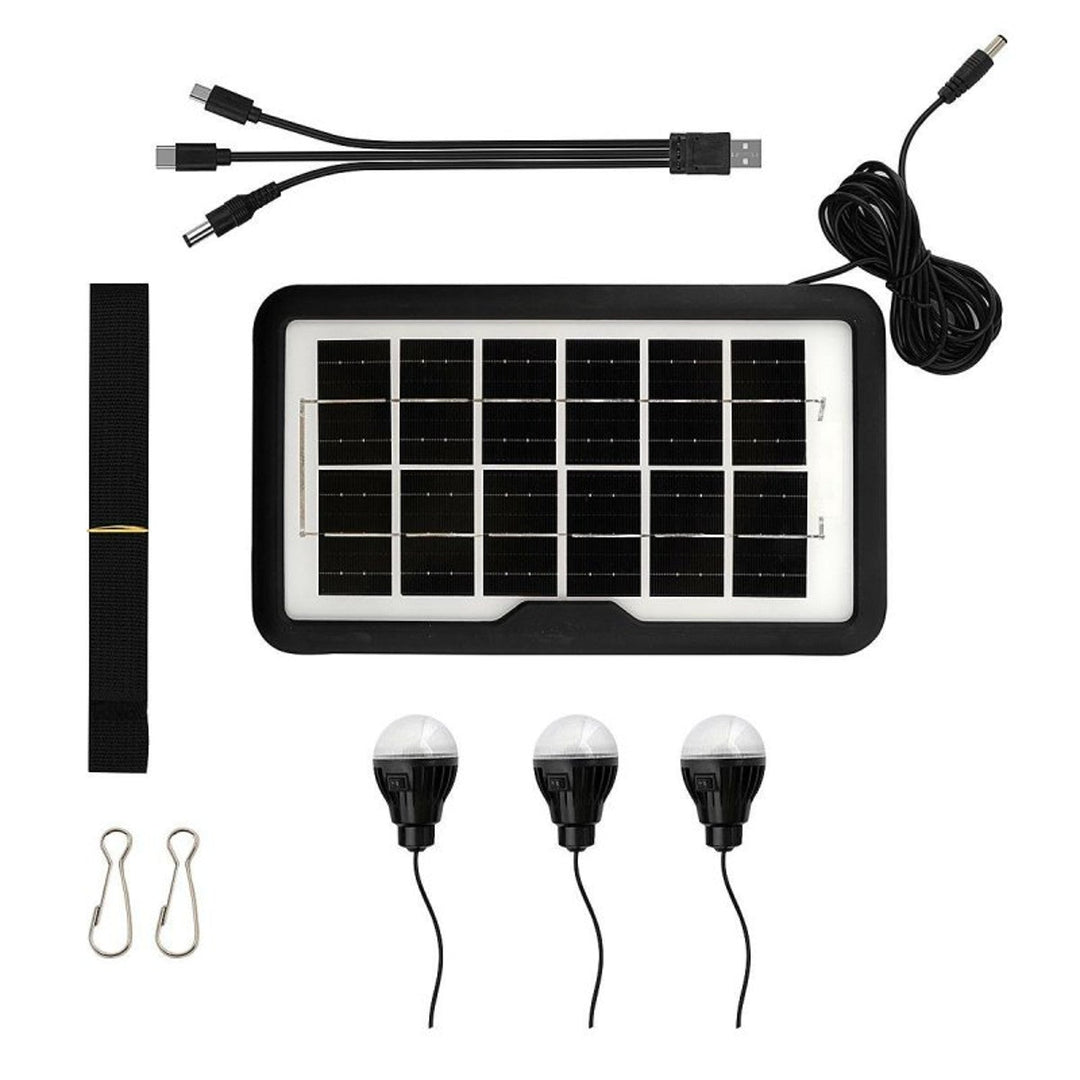 Multifunktionel solcellelygte Verna, 6-i-1, powerbank, solcellepanel, lampe, LED-lamper, højttaler+radio, Tur000008