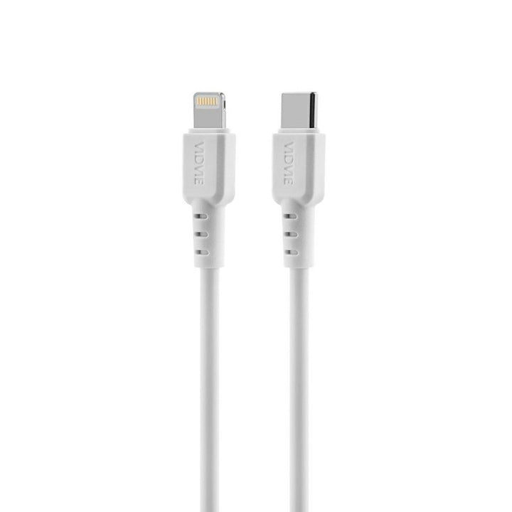 VIDVIE netoplader, 3A, 65W, 2x USB-C, 1x USB, USB-C/iPhone-kabel, PLE262