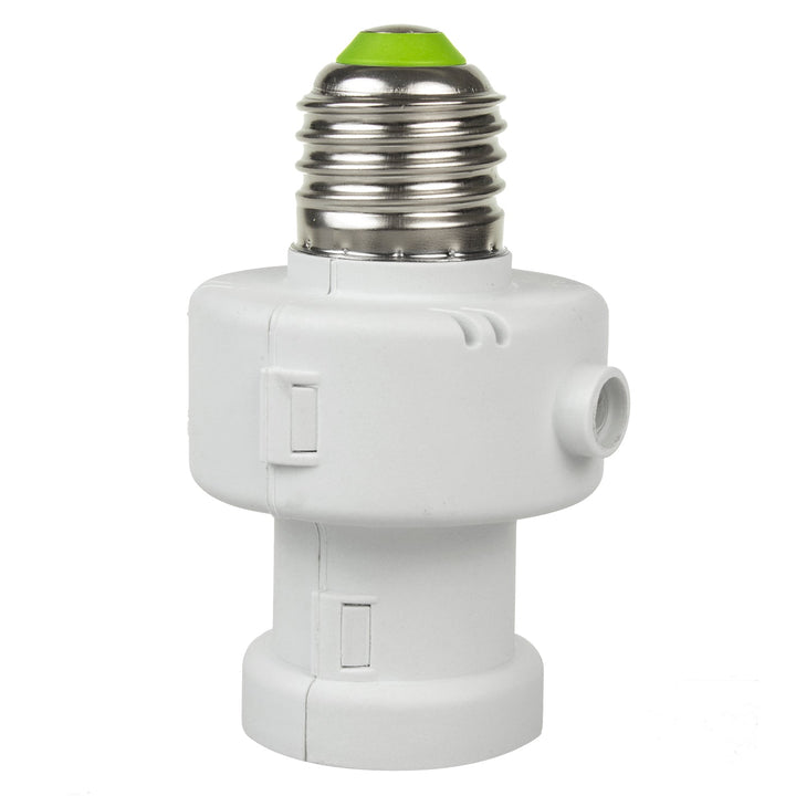 Maclean pæreholder, E27, maks. 100 W, med skumringssensor, timer, hvid, MCE21W, 4 stk.