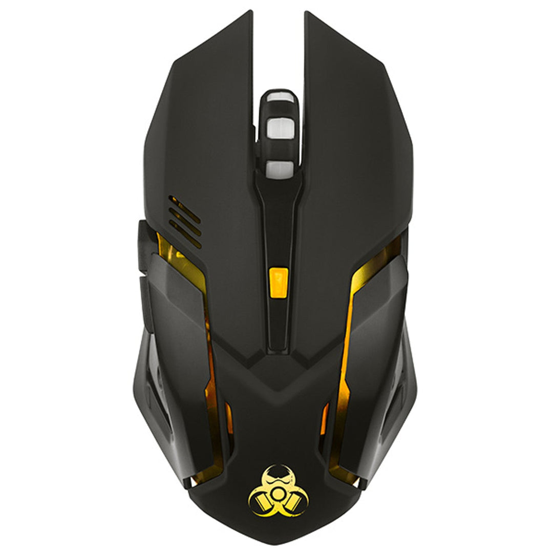 Tracer gamingmus, trådløs, 500 mAh batteri, 3200 DPI, Gamezone Rocky RF Nano